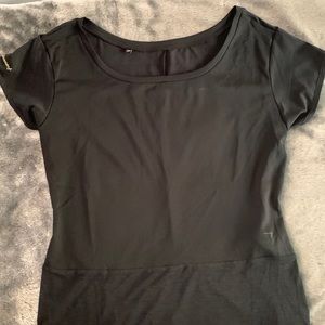 Gymshark X Whitney Simmons. Longline Tee- Black